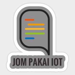 Jom Pakai ioT Sticker